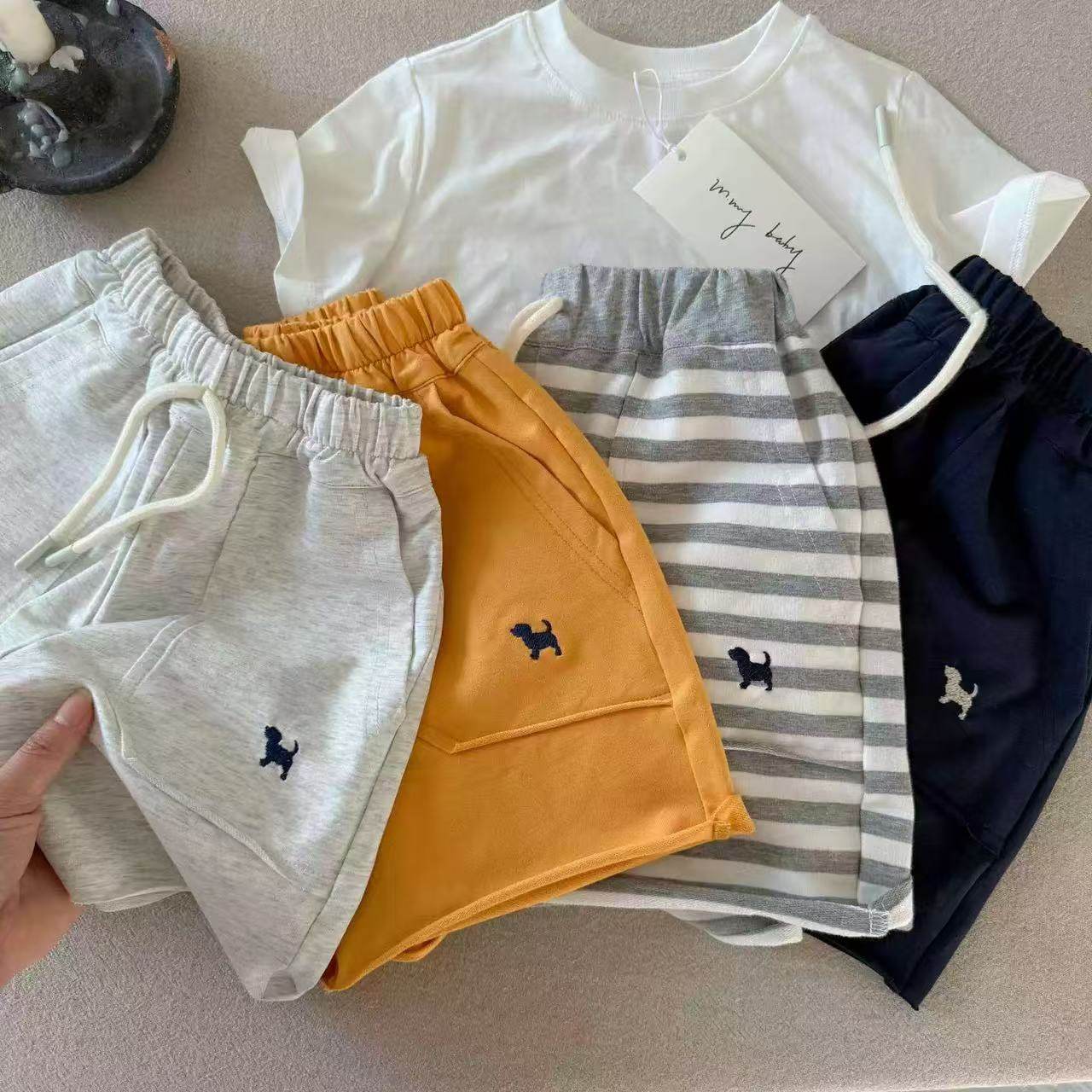 儿童休闲短裤柔软2025夏季新款男童条纹五分裤纯棉宝宝中裤女薄款,童装/婴儿装/亲子装,裤子,淘宝优惠券,粉丝福利购,淘宝优惠卷