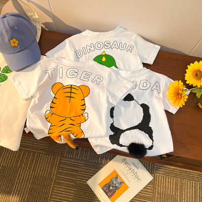 圆领韩版短袖男童夏季短袖