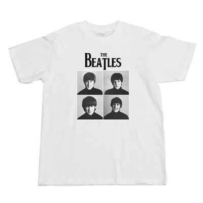 TheBeatles摇滚乐队休闲短袖T恤