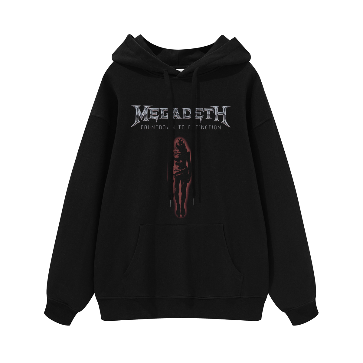 MEGADETH摇滚风连帽圆领卫衣