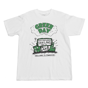 T恤 街头vintage白长短袖 GREEN DAY绿日摇滚乐队blur枪花oasis美式