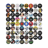 二 摇滚乐队徽章matellica皇后披头士石玫瑰胸针吧唧胸针pin