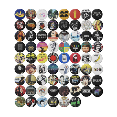 摇滚乐队吧唧胸针徽章pin