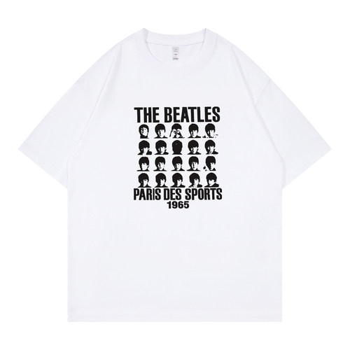 TheBeatles落肩宽松摇滚短袖T恤