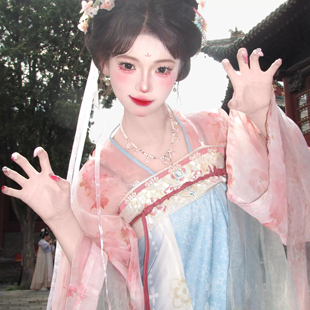 寻古记正版唐制汉服女齐胸襦裙古装小个子小唐风甜美可爱汉服套装
