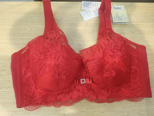 紫秀DZ 2017收副乳上托软钢圈聚拢中厚调整型文胸B杯C内衣正品