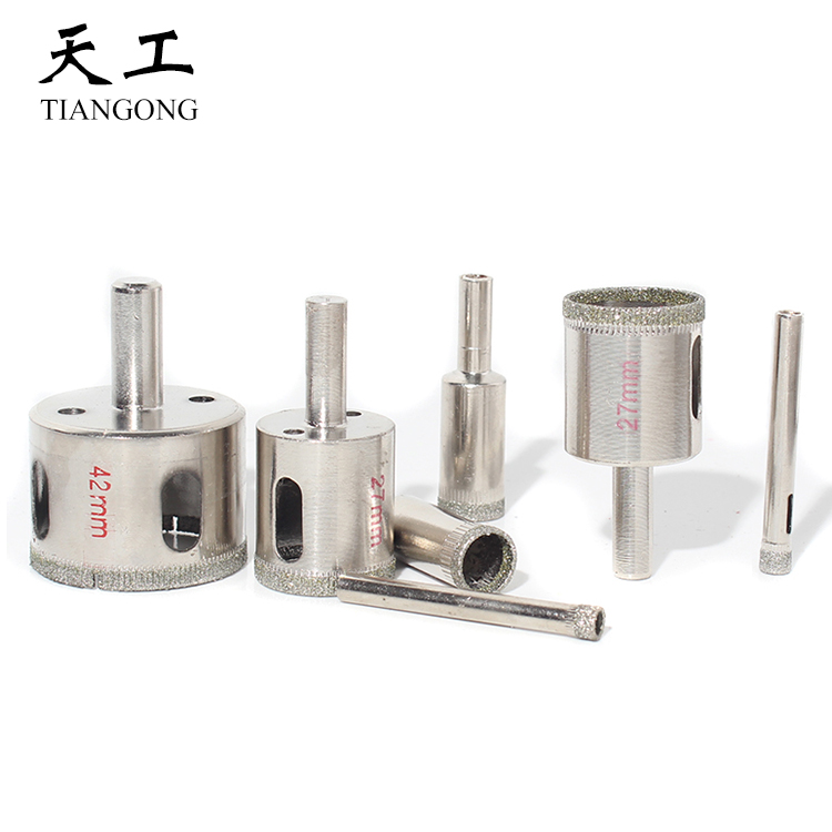 金刚砂玻璃开孔器玻璃钻头瓷砖钻孔取孔佛珠玉石磨圆玻化砖大理石