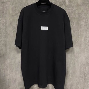 T恤男女 简约logo微标贴标宽松休闲百搭短袖 MMM重磅 2025ss新款