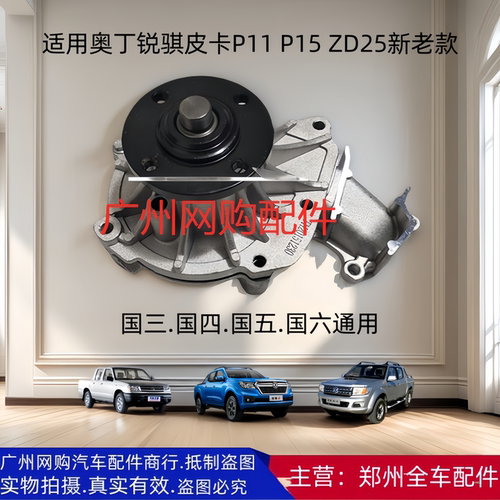 郑州汽车配件奥丁锐骐皮卡水泵