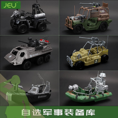 JEU旧义1/18比例战车模型玩具