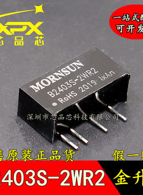 全新原装 B2403S-2WR2金升阳DC-DC电源模块24V转3.3V 2W 可直拍