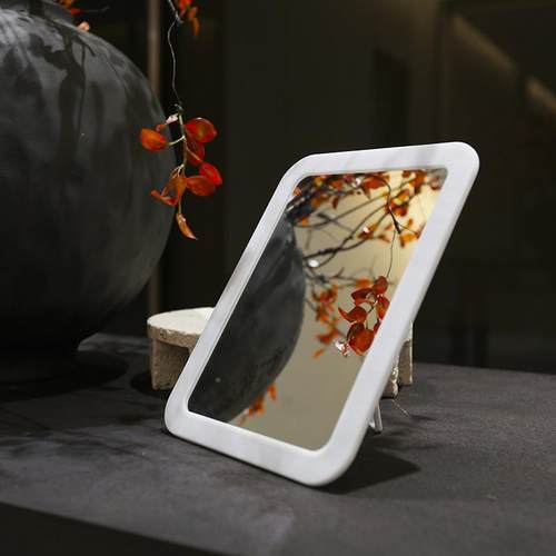 触摸式网化镜 LED带灯智能补光梳镜台式便妆携折叠宿舍妆红桌面化