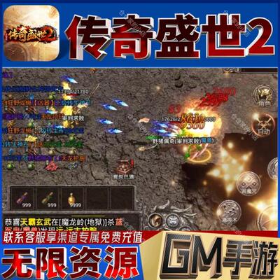 传奇盛世2后台科技无限gm手游