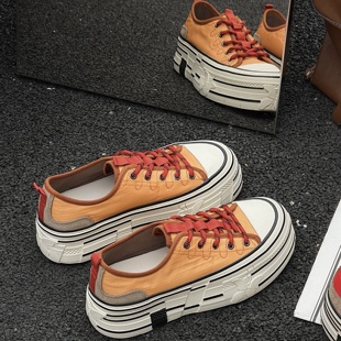 厚底时尚 2026增高橡胶超轻低休闲女鞋 舒适 开口笑 增高6cm