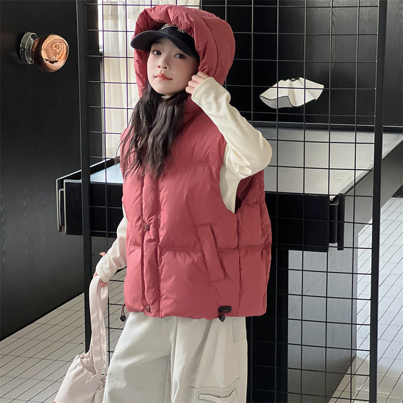 儿童羽绒马甲连帽加厚2025秋冬新款韩版洋气男女童中大童坎肩背心,童装/婴儿装/亲子装,羽绒马甲,淘宝优惠券,粉丝福利购,淘宝优惠卷