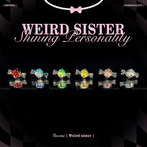 WEIRD SISTER极光澳宝迷你小糖果钛合金0.9牙内螺纹耳骨钉防过敏