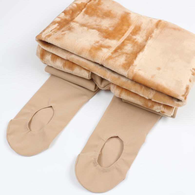 懒人袜免脱加厚高腰保暖打底裤