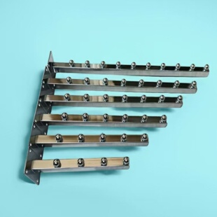 服装店挂钩上墙架子七钉衣架墙壁挂正挂衣服货架挂衣服展示陈列架