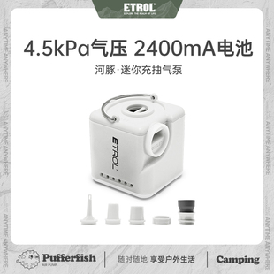 多功能电动充气泵气垫床真空压缩袋抽气迷你泵泳圈 户外露营便携式
