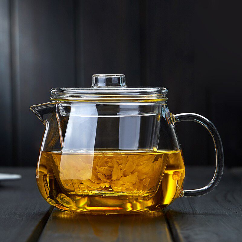 日式玻璃茶壶耐热加厚单壶茶水分离功夫茶具高档煮茶器花茶壶套装