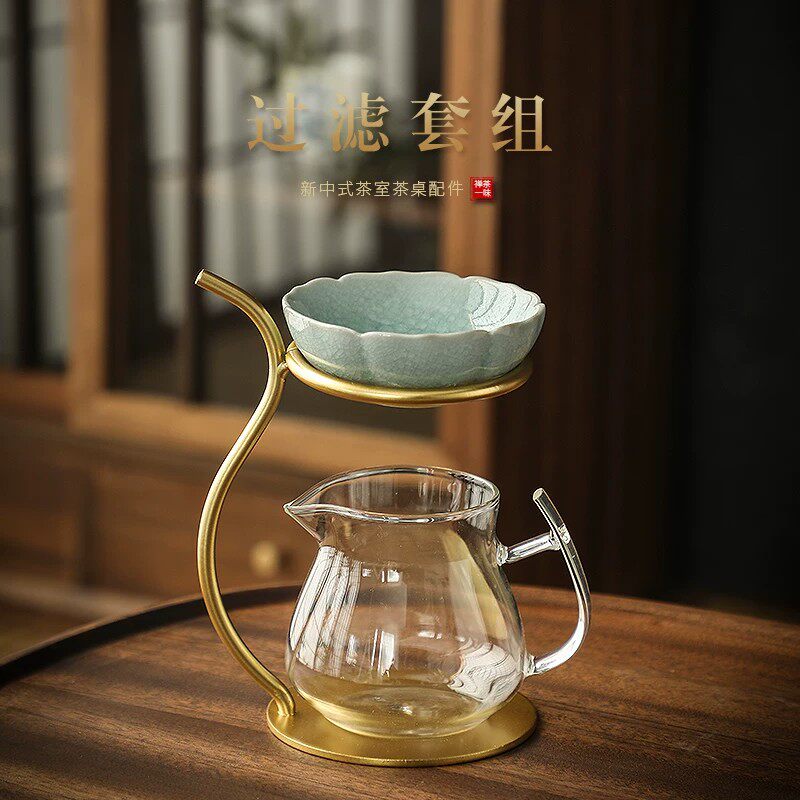新中式玻璃公道杯茶道套装