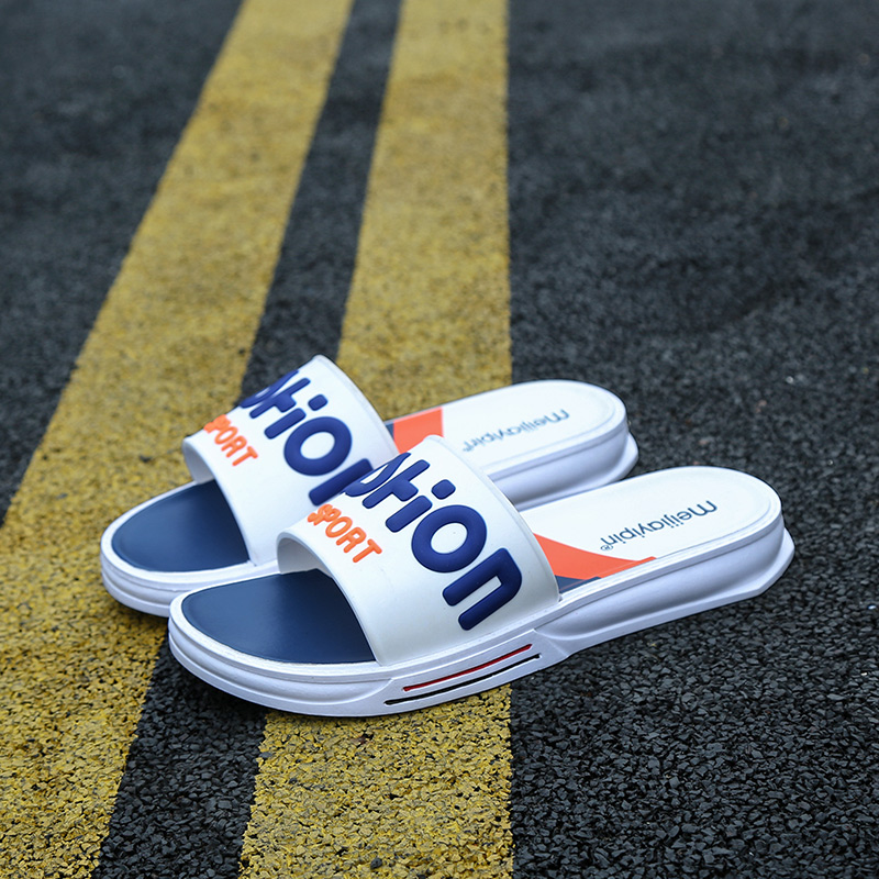 文艺风软底一字拖套脚青年沙滩鞋