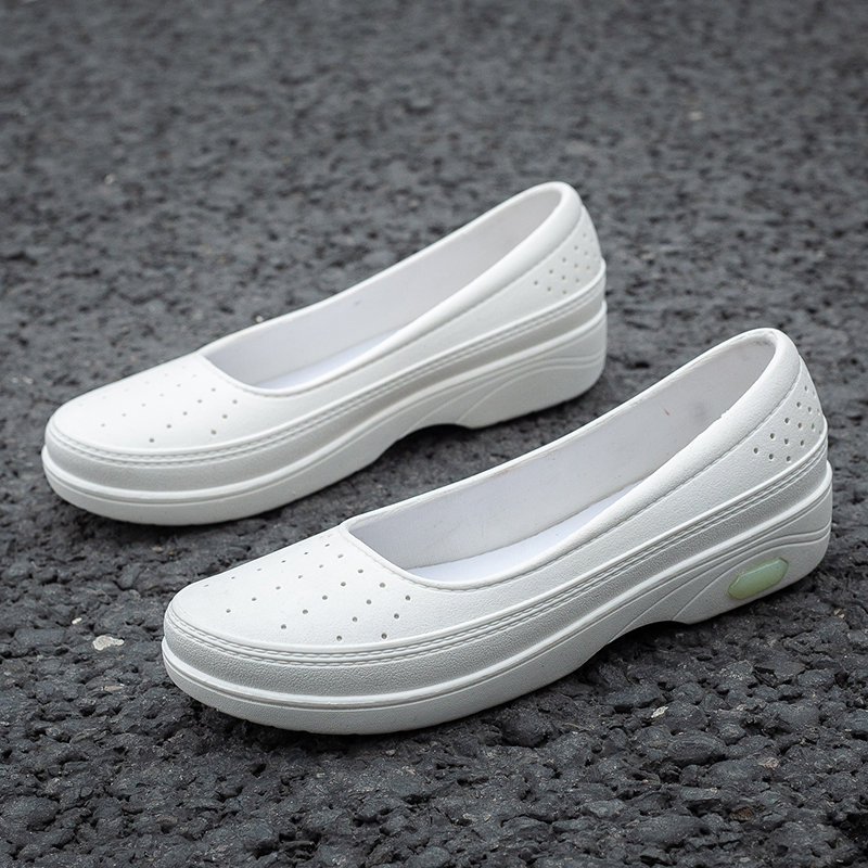 防水鞋女单鞋女休闲浅口