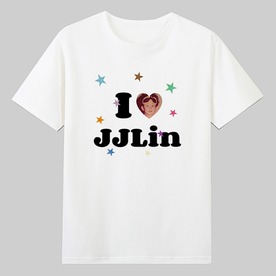林俊杰JJ20巡回演唱会可爱头像印花短袖应援粉丝自印男女T恤衣服