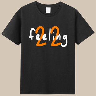 taylor swift feeling 22泰勒斯威夫特歌词短袖棉霉霉字母t恤衣服