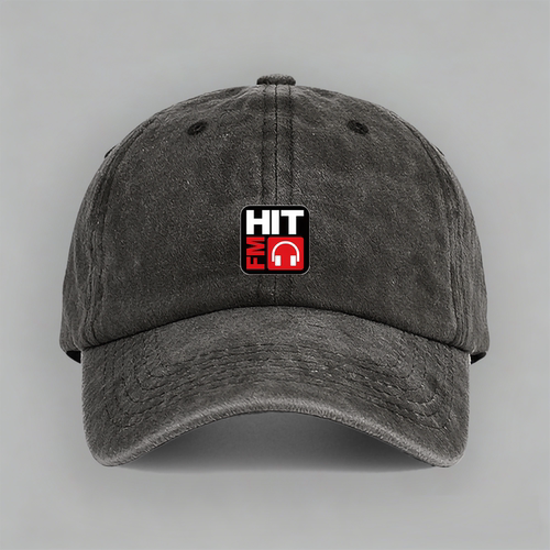 HITFM 887 纪念音乐广播logo纯棉休闲棒球帽男女定制防晒鸭舌帽子