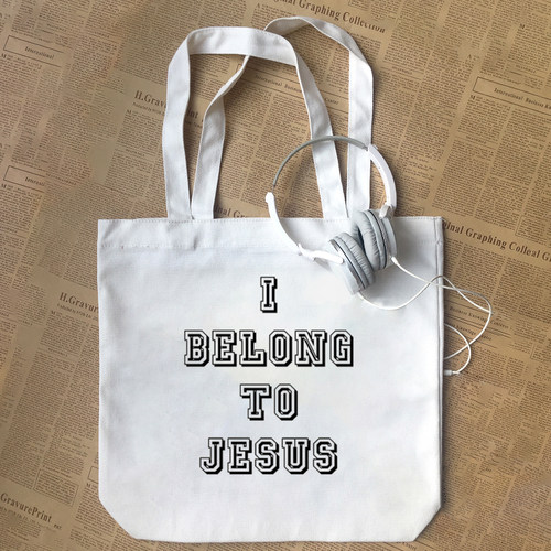 卡卡kaka退役足球衣纪念字母I belong to Jesus帆布包手提袋