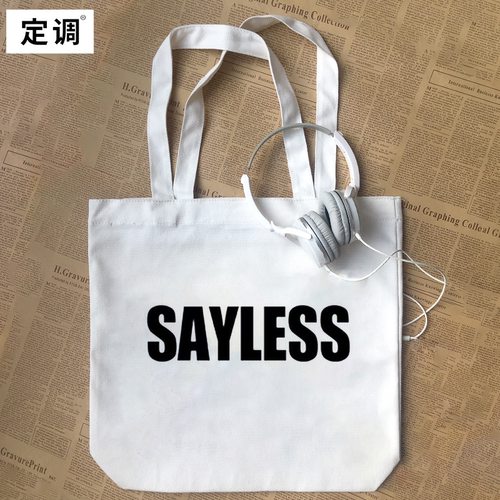 KILL THOME 2025全新偷米SAYELSS嘻哈朋克说唱宽松帆布包手提袋