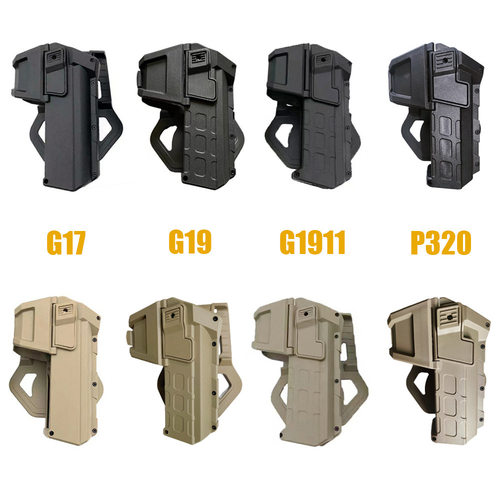快拨套跨境亚马逊格洛克战1911 USP G17G19 P320腰部移动枪套
