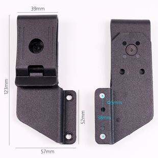 k鞘夹子黑湖刀鞘配件可360度旋转夹子户外刀套战术刀套腰夹