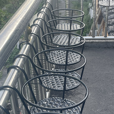 花架阳台悬挂式铁艺花篮栏杆护栏窗台绿萝吊兰花盆架家用置物挂架