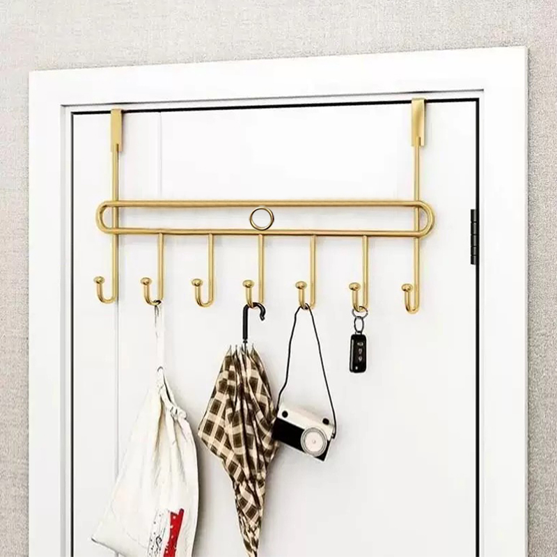 门后挂钩免打孔挂衣架墙上壁挂卧室门上衣服帽收纳置物架神器