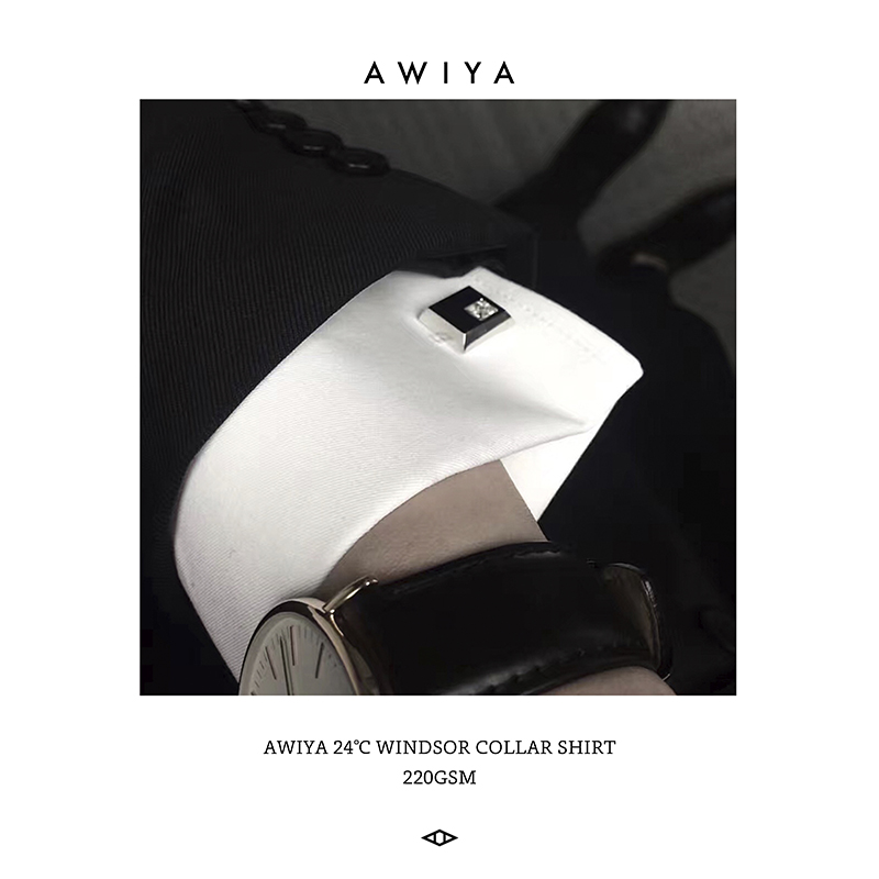 AWIYA 24¡æ WINDSOR COLLAR SHIRT 220g ÎÂɯÁì+Ðä¿Û¿î¸ß±Æ¸ñ³ÄÉÀ