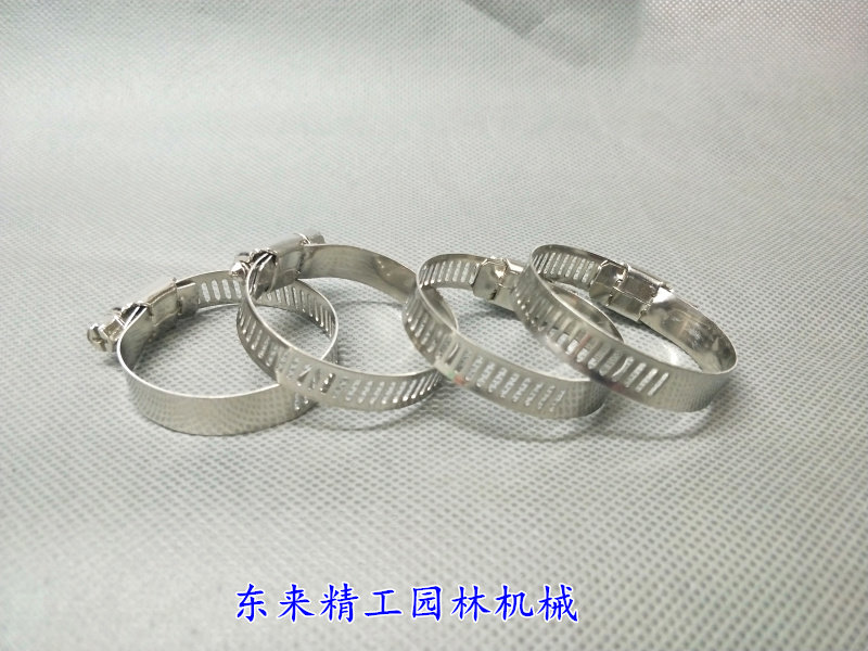 绿田助手船式喷灌机142/144汽油机配件自吸水泵 水带不锈管夹管箍