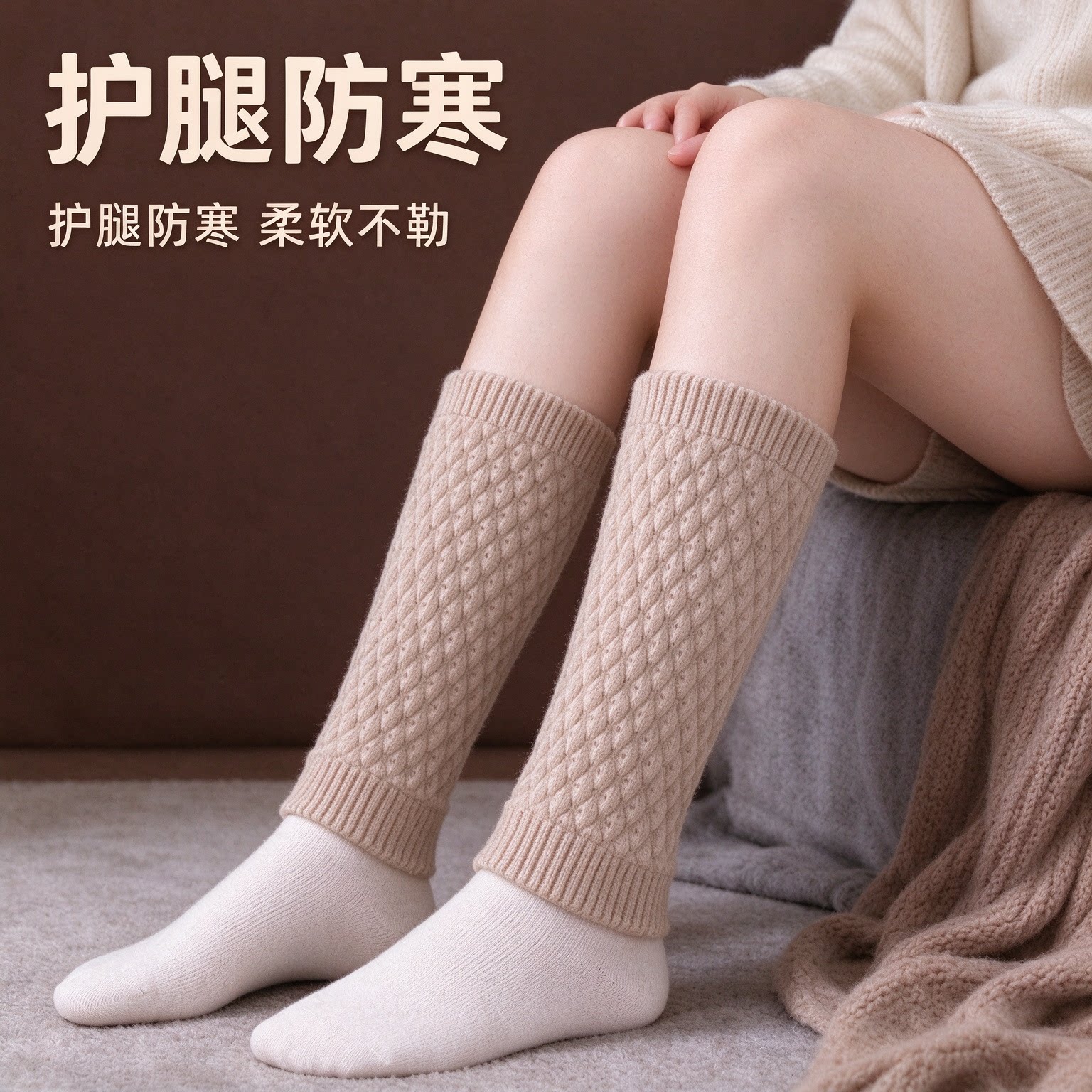 秋冬季保暖护脚腕睡觉护脚踝保护套高颜值袜套护手腕脚脖子防寒