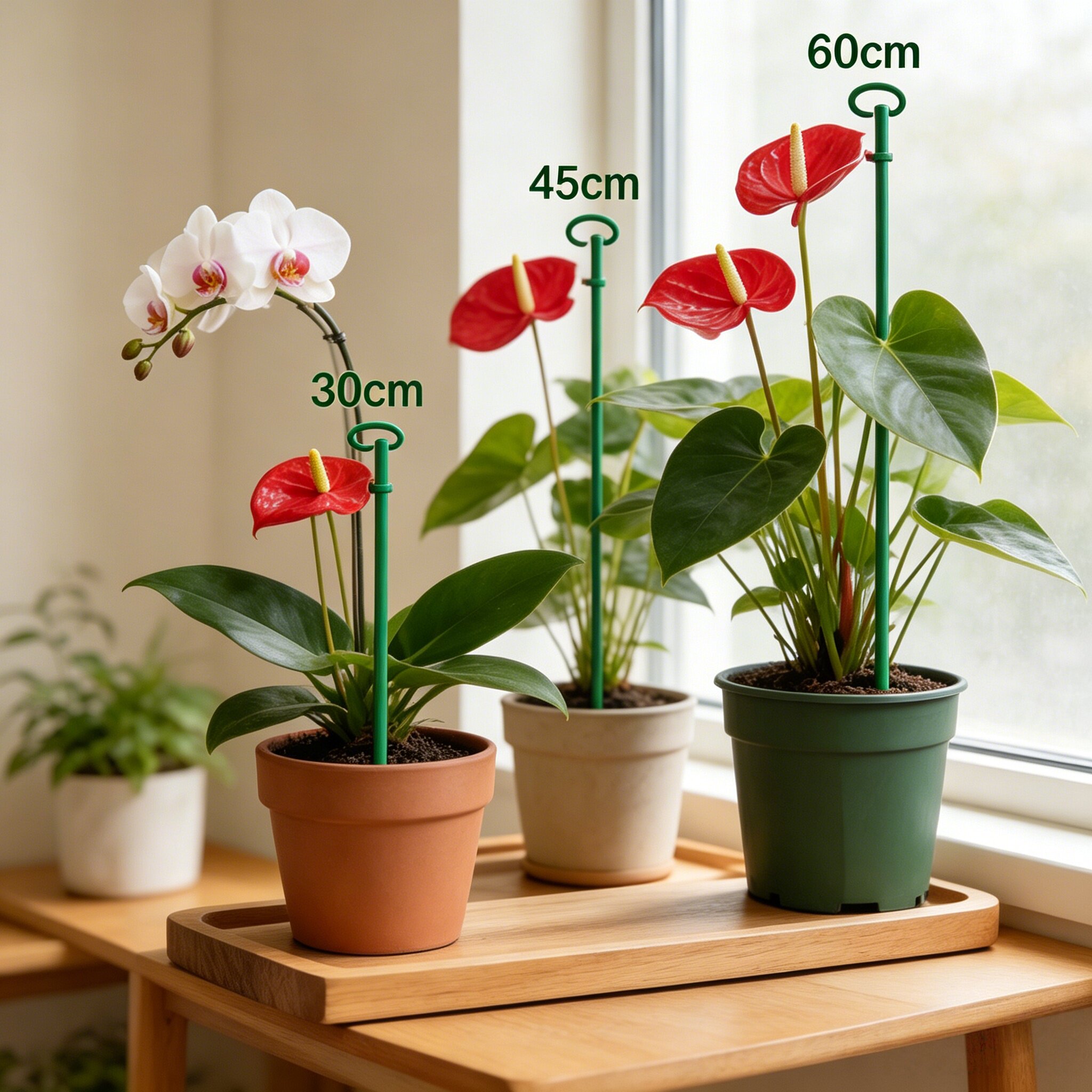 护花架兰花绣球植物支撑杆防倒园艺花架月季倒伏固定支架花卉架子