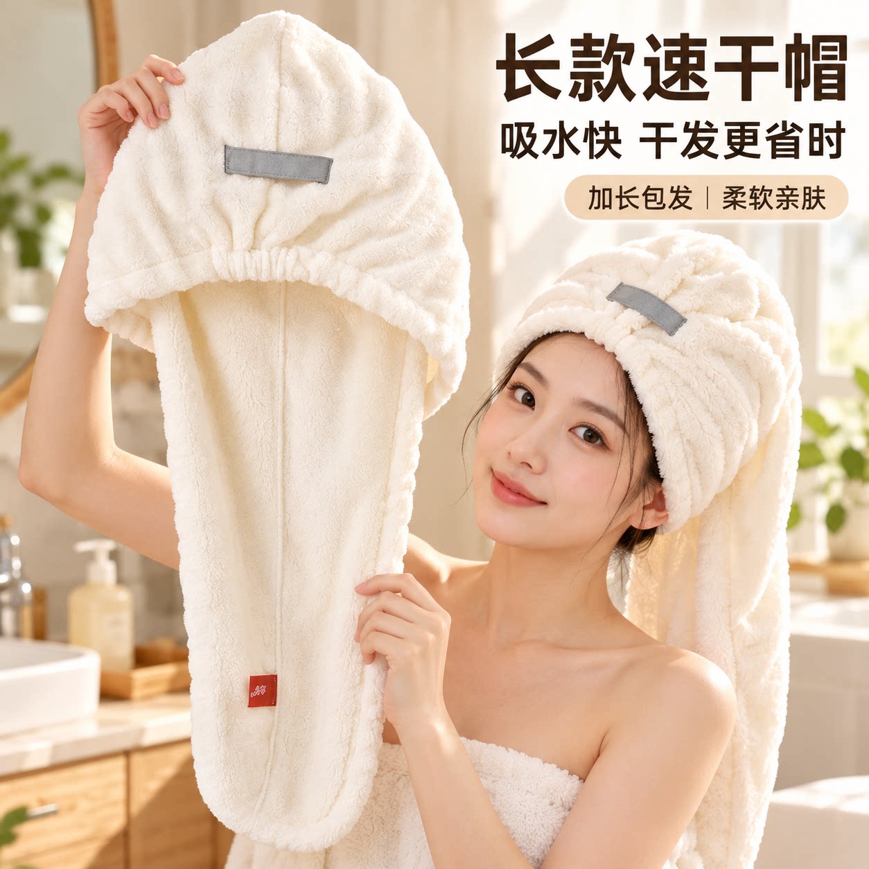 干发帽强吸水速干女2026新款