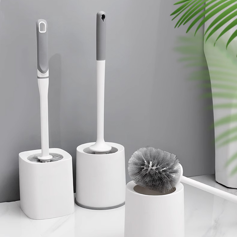 马桶刷无死角长柄带底座套装家用