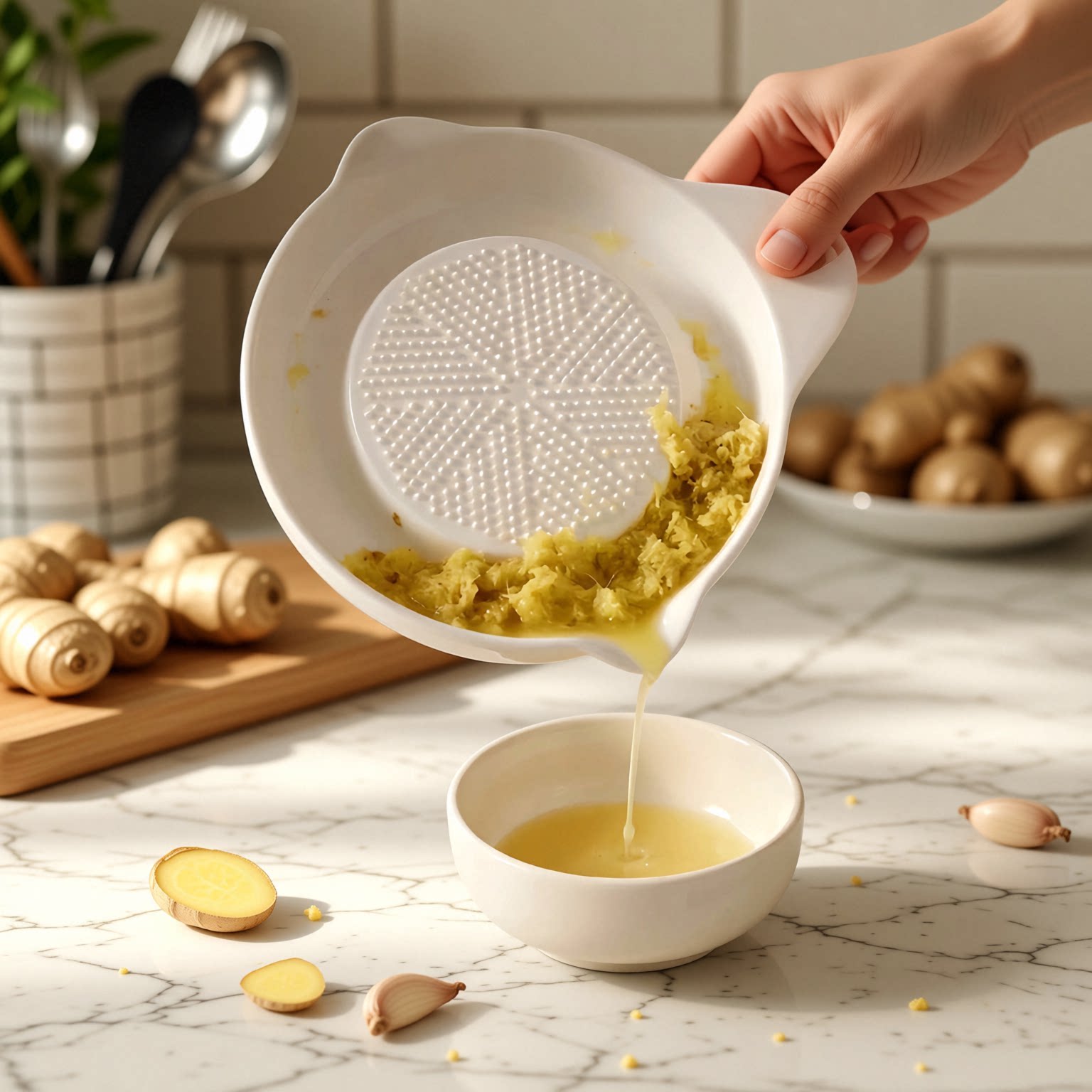 陶瓷研磨盘食品级蒜蓉搅碎器磨姜蓉果泥家用宝宝辅食山药泥研磨器