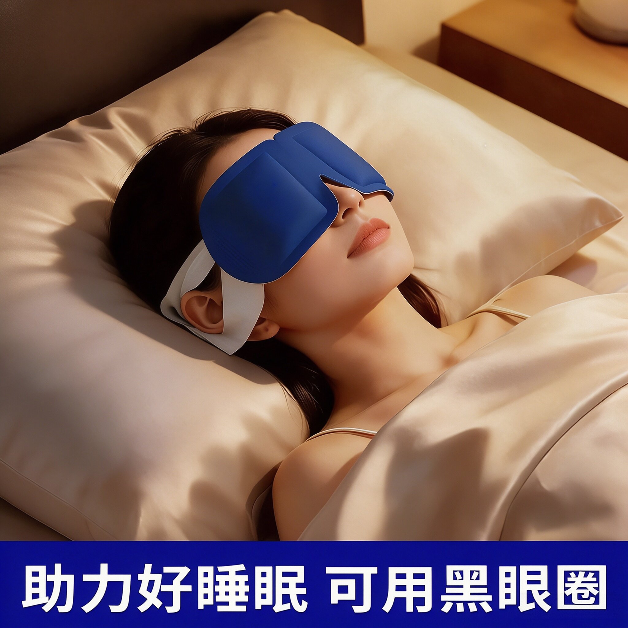 叶黄素蒸汽眼罩疲劳用眼睛热敷睡觉遮光男女学生睡眠护眼发热眼贴