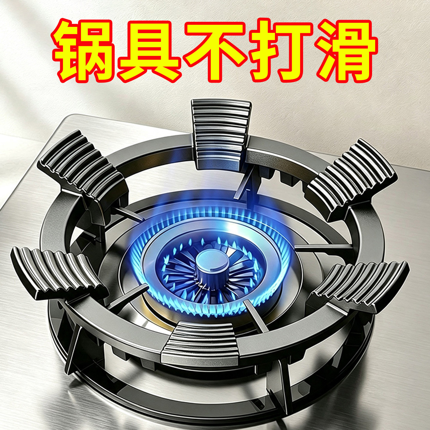 煤气灶支架子灶台防滑支架天燃气灶小锅托四五爪通用炒锅台架锅架