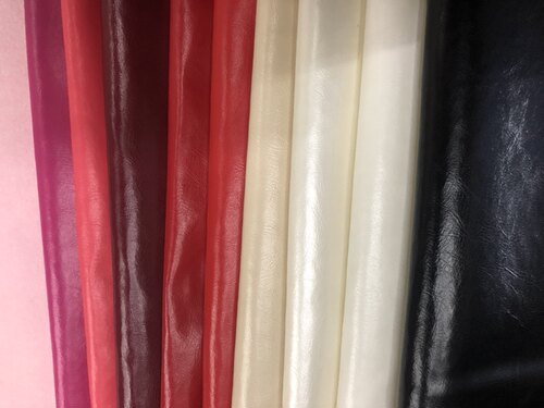 服装面料cos防水手工纯色pu皮革