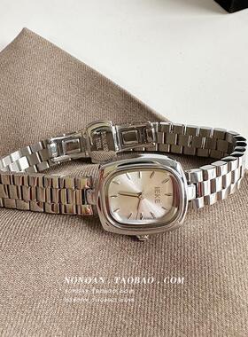 NONOAN 复古小金表手表女款轻奢女士小表盘石英表ins高级简约百搭