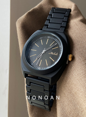 NONOAN 轻奢小众手表女多巴胺色大表盘潮流时尚气质高级精致ins风