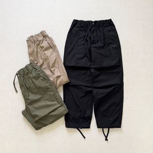 户外休闲复古宽松束脚工装 EASY 裤 SATIN BACK 日单