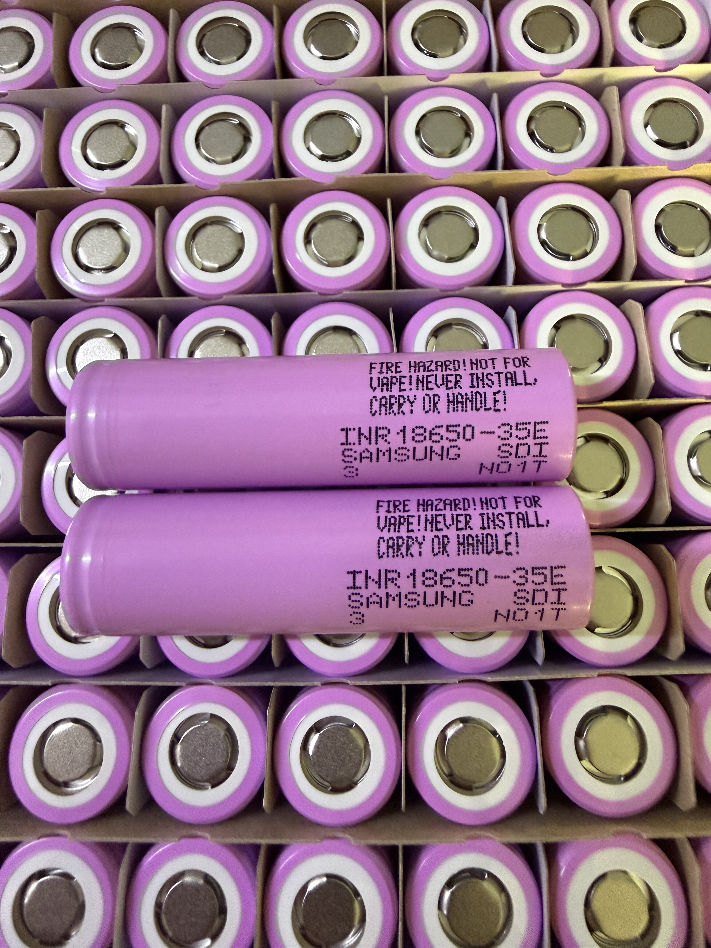 全新三星35E18650动力锂电池3400mah3C放电3.7V电动车电动工具
